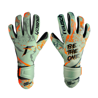 Reusch Pure Contact Gold Junior 5372100 5444 green orange front